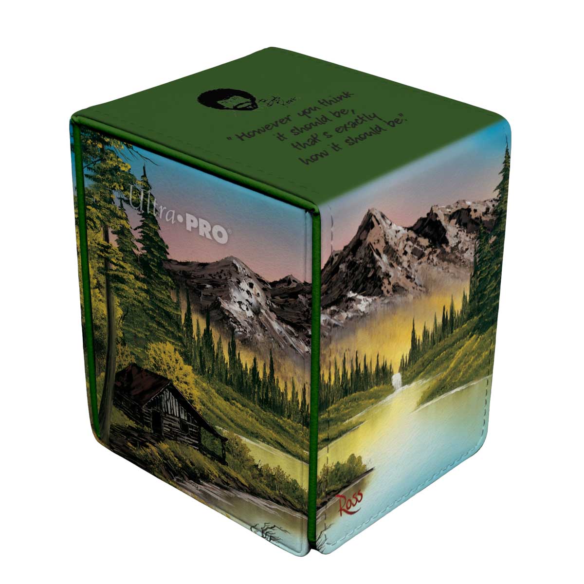 Ultra PRO: Alcove Flip Deck Box - Bob Ross (Mountain Retreat) | Gamers Paradise