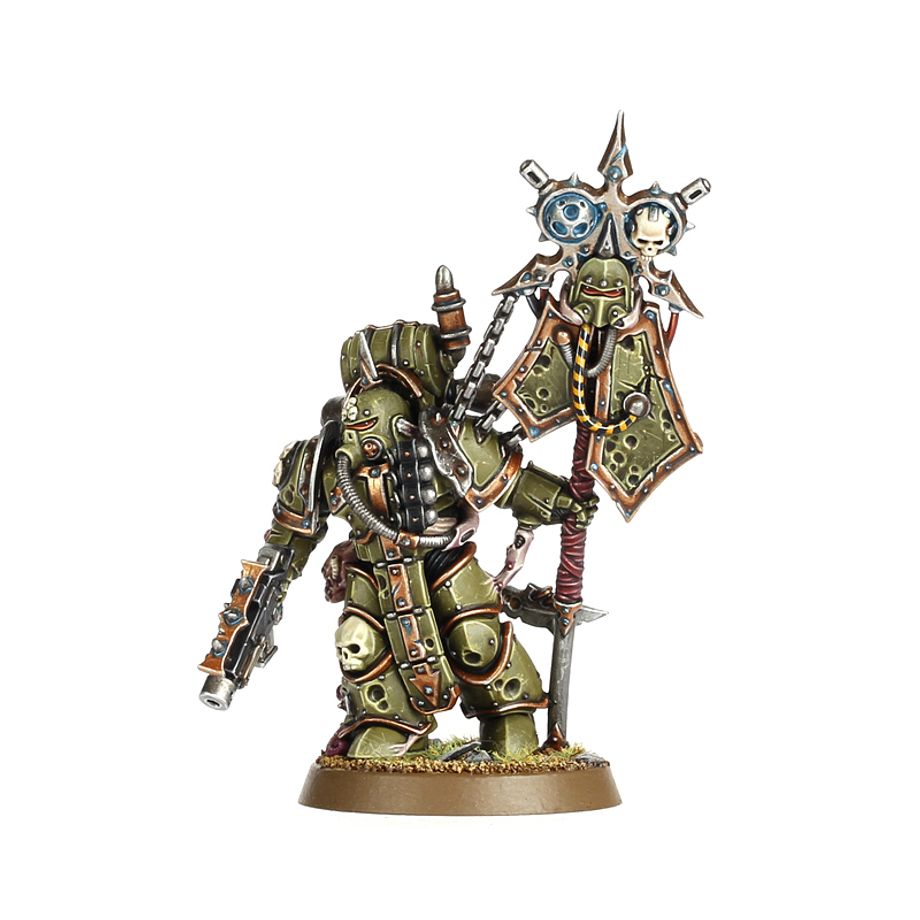 Warhammer 40k - Death Guard - Plague Marine Icon Bearer | Gamers Paradise