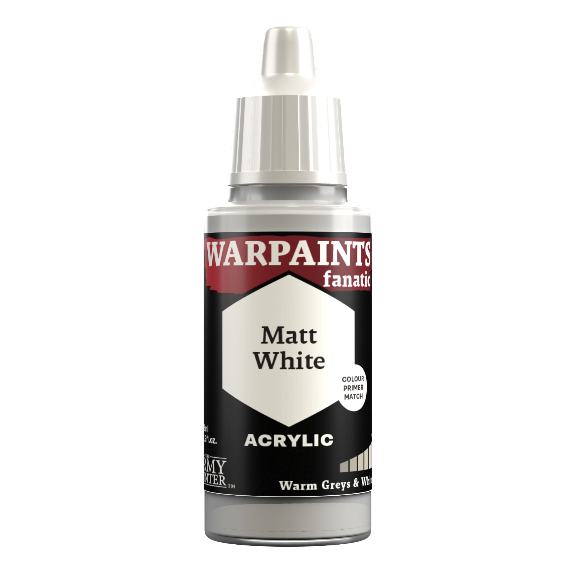 Warpaints Fanatic: Matt White 18ml | Gamers Paradise