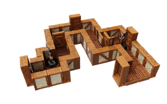 WARLOCK TILES: EXPANSION PACK - 1 IN. TOWN & VILLAGE STRAIGHT WALLS | Gamers Paradise