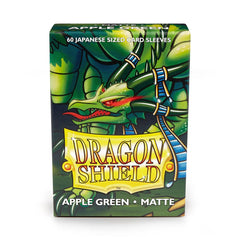 Dragon Shield: Japanese Size 60ct Sleeves - Apple Green (Matte) | Gamers Paradise