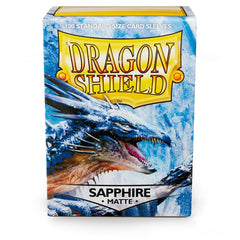Dragon Shield: Standard 100ct Sleeves - Sapphire (Matte) | Gamers Paradise