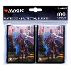 Wilds of Eldraine Will, Scion of Peace (Borderless) Standard Deck Protector Sleeves (100ct) for Magic: The Gathering | Gamers Paradise