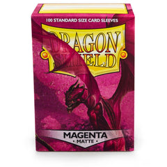 Dragon Shield: Standard 100ct Sleeves - Magenta (Matte) | Gamers Paradise