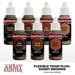 Warpaint Fanatic: Flexible Triad PLUS+ Set- Ruddy Browns | Gamers Paradise