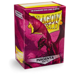 Dragon Shield: Standard 100ct Sleeves - Magenta (Matte) | Gamers Paradise