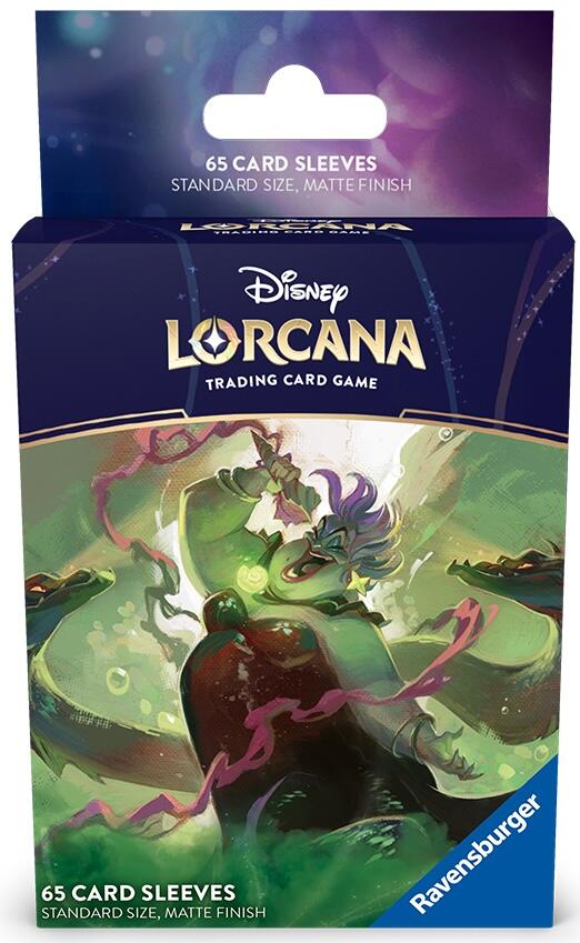 Disney Lorcana: Card Sleeves (Ursula / 65-Pack) | Gamers Paradise