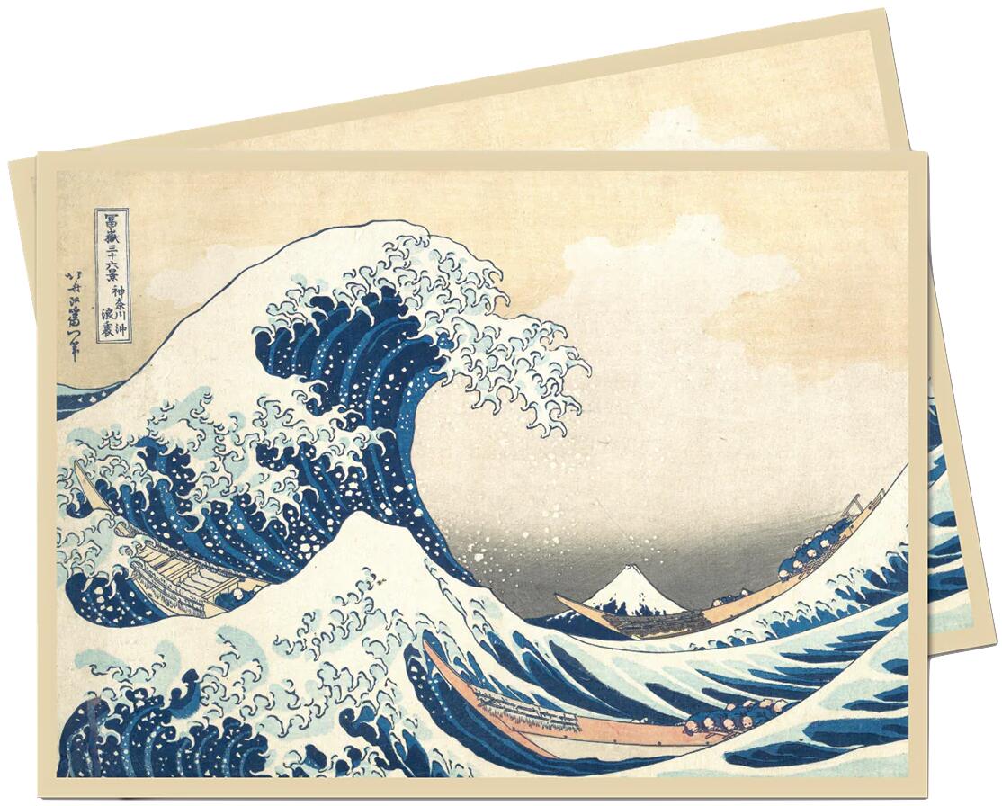 Ultra PRO: APEX Deck Protector Sleeves - Fine Art (The Great Wave Off Kanagawa) (105-pack) | Gamers Paradise