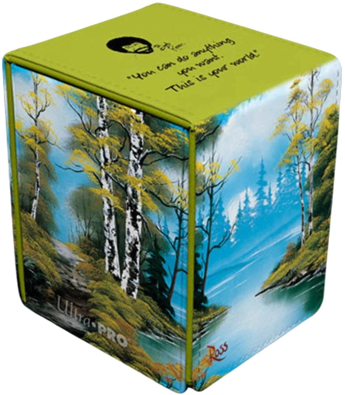 Ultra PRO: Alcove Flip Deck Box - Bob Ross (Lakeside Path) | Gamers Paradise