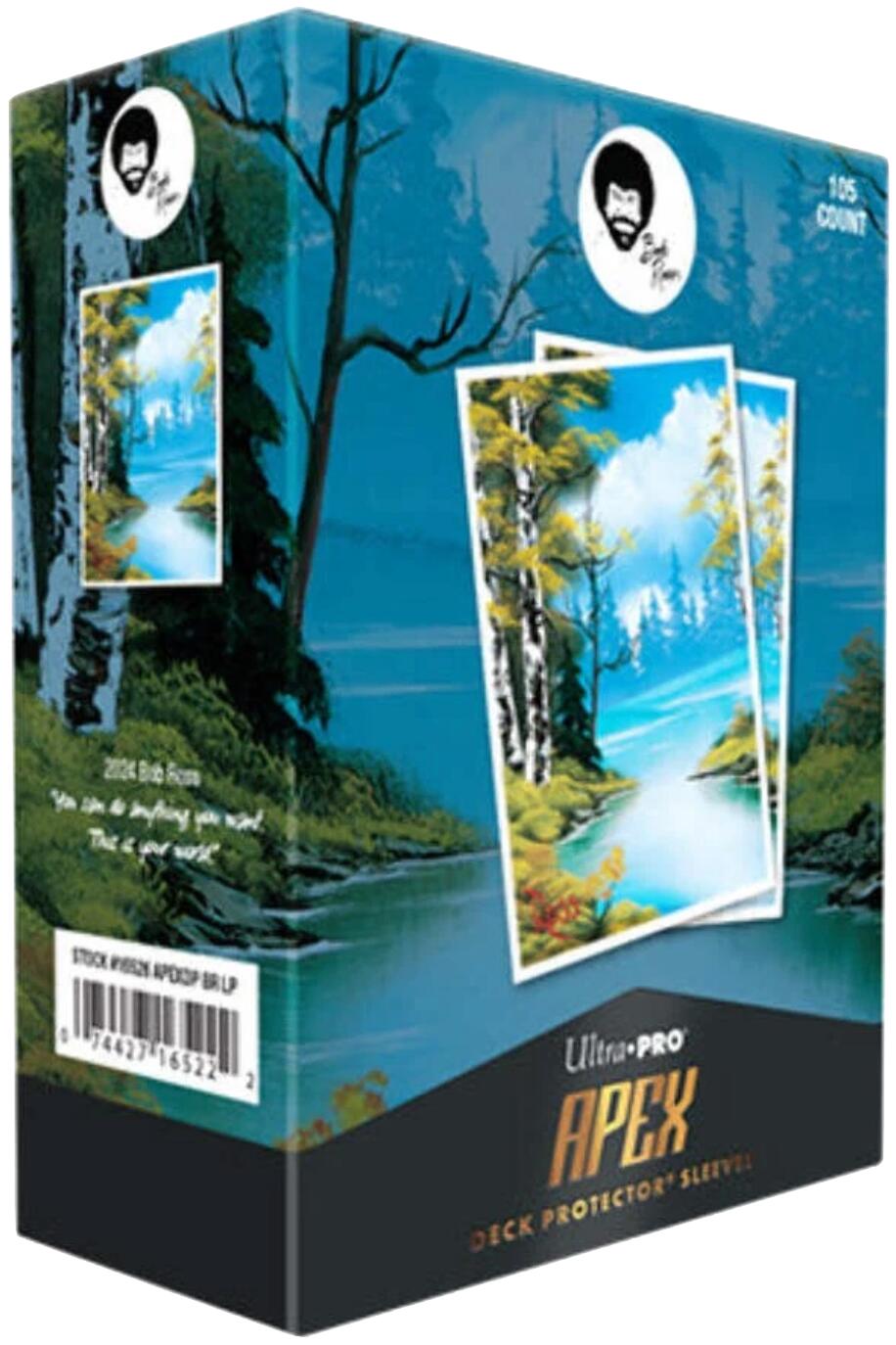 Ultra PRO: 105ct APEX Deck Protector Sleeves - Bob Ross (Lakeside Path) | Gamers Paradise