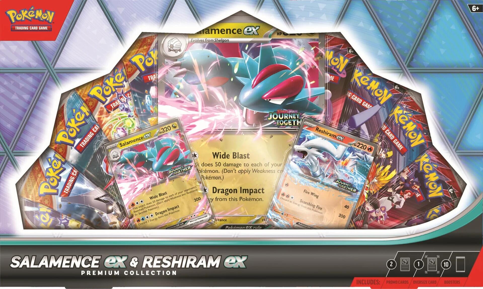 Salamence ex & Reshiram ex Premium Collection | Gamers Paradise