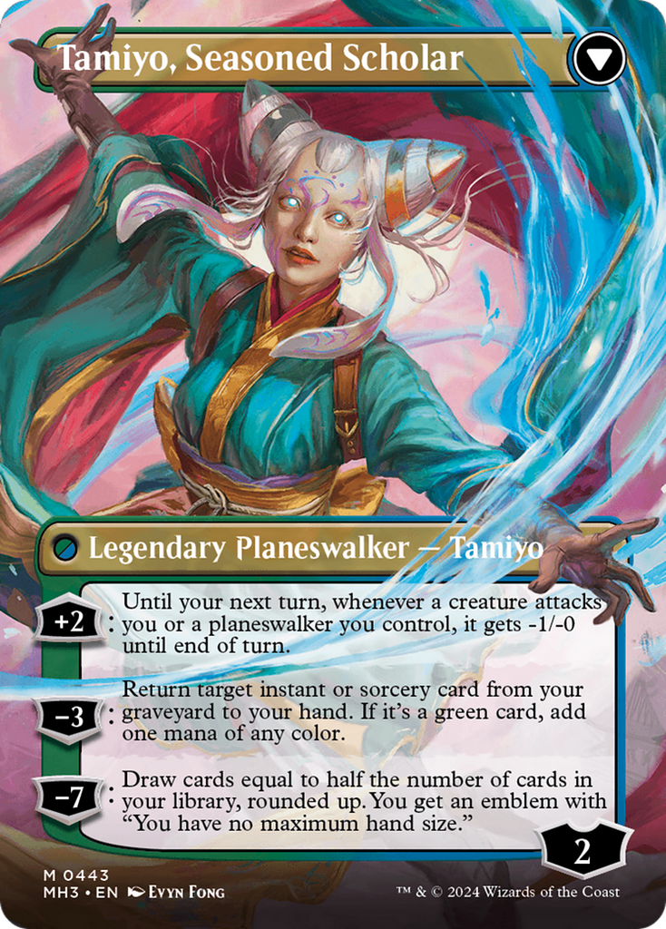 tamiyo mtg cards Tamiyo, Inquisitive Student // Tamiyo, Seasoned Scholar (Borderless) [ –  Gamers Paradise