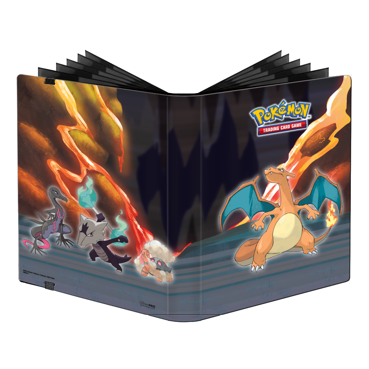 Ultra PRO: 9-Pocket PRO-Binder - Pokemon (Charizard, Salazzle, Torkoal, and Alolan Marowak) | Gamers Paradise