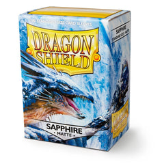 Dragon Shield: Standard 100ct Sleeves - Sapphire (Matte) | Gamers Paradise