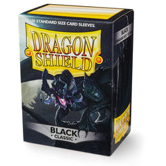 Dragon Shield: Standard 100ct Sleeves - Black (Classic) | Gamers Paradise