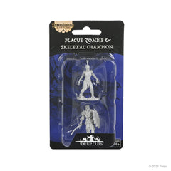 PATHFINDER DEEP CUTS MINIATURES: PLAGUE ZOMBIE & SKELETAL CHAMPION | Gamers Paradise