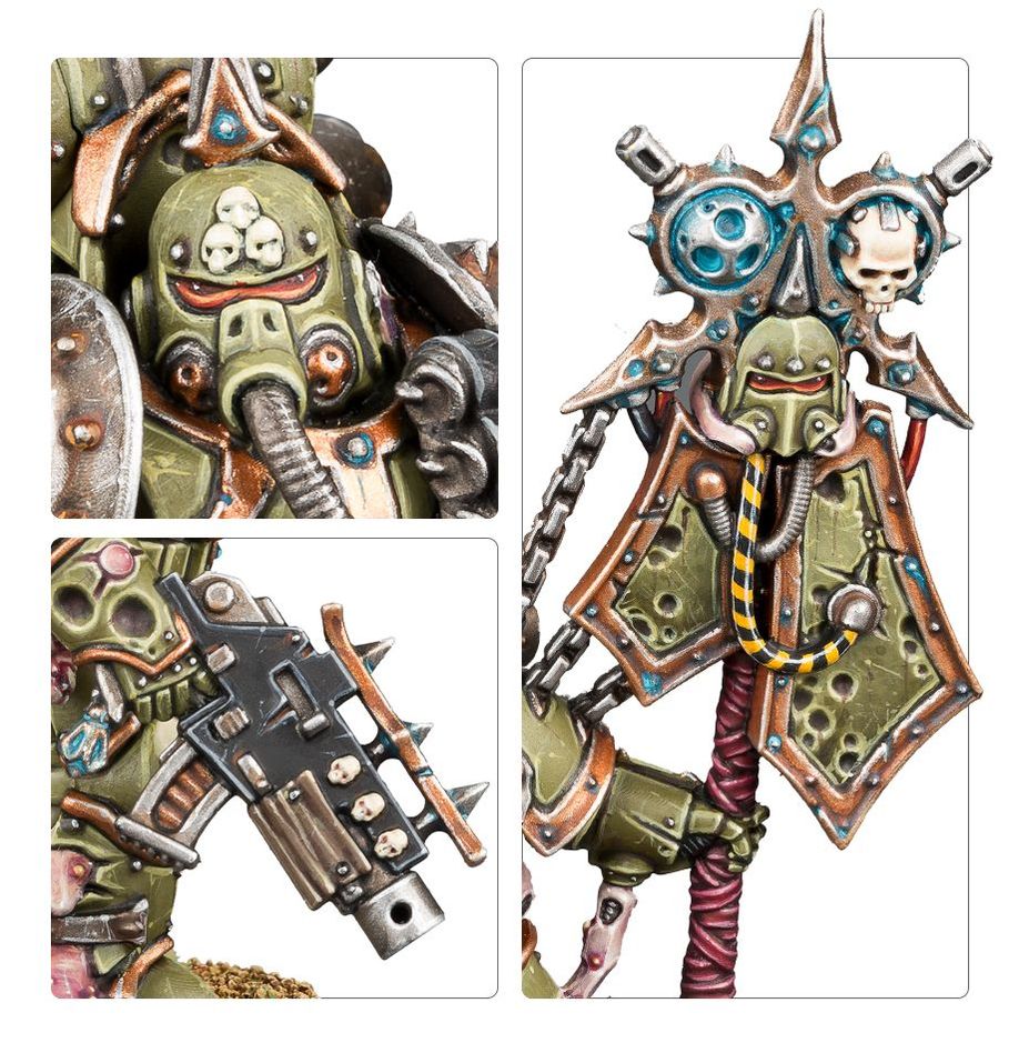 Warhammer 40k - Death Guard - Plague Marine Icon Bearer | Gamers Paradise