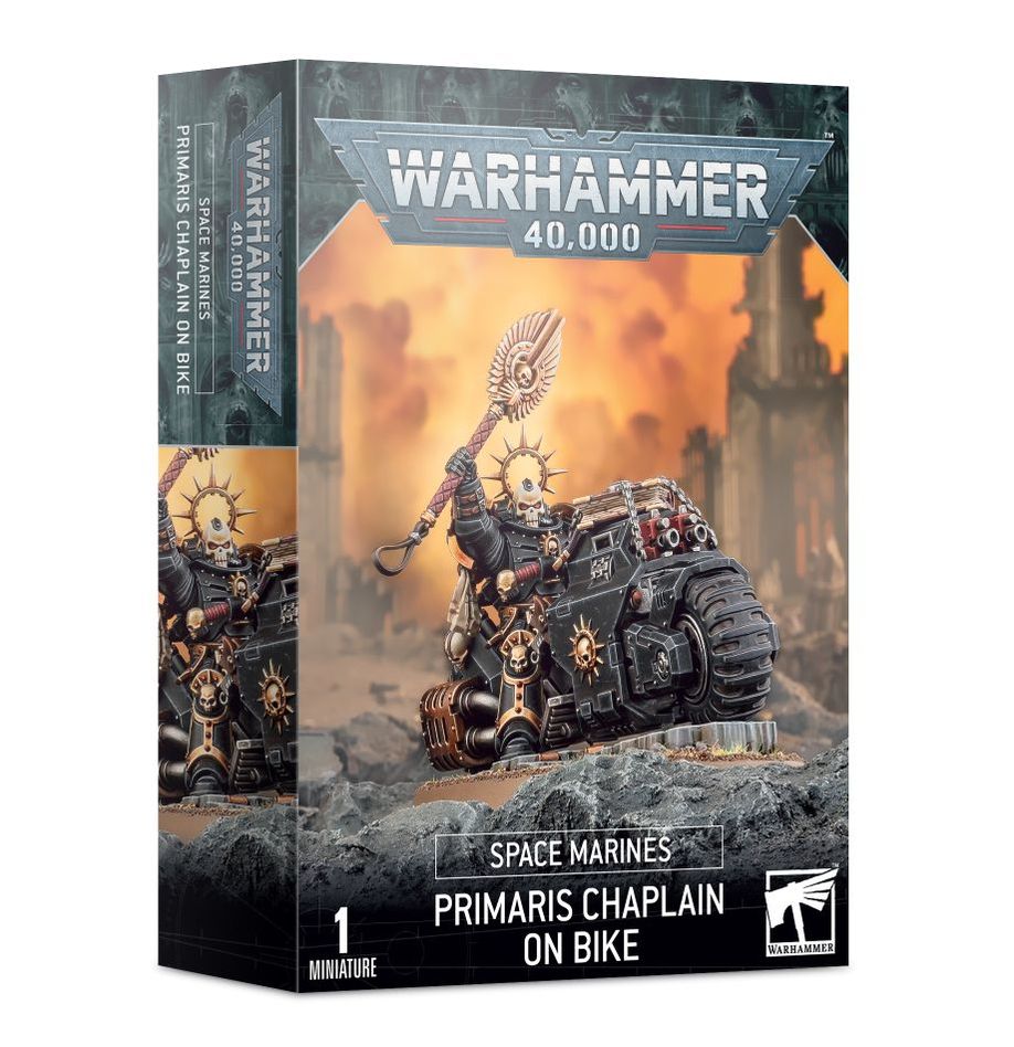 Warhammer 40k - Space Marines - Primaris Chaplain on Bike | Gamers Paradise