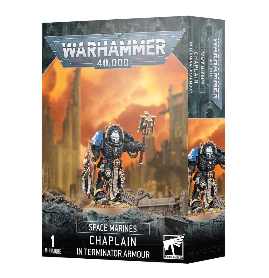 Warhammer 40k - Space Marines - Chaplain in Terminator Armour | Gamers Paradise