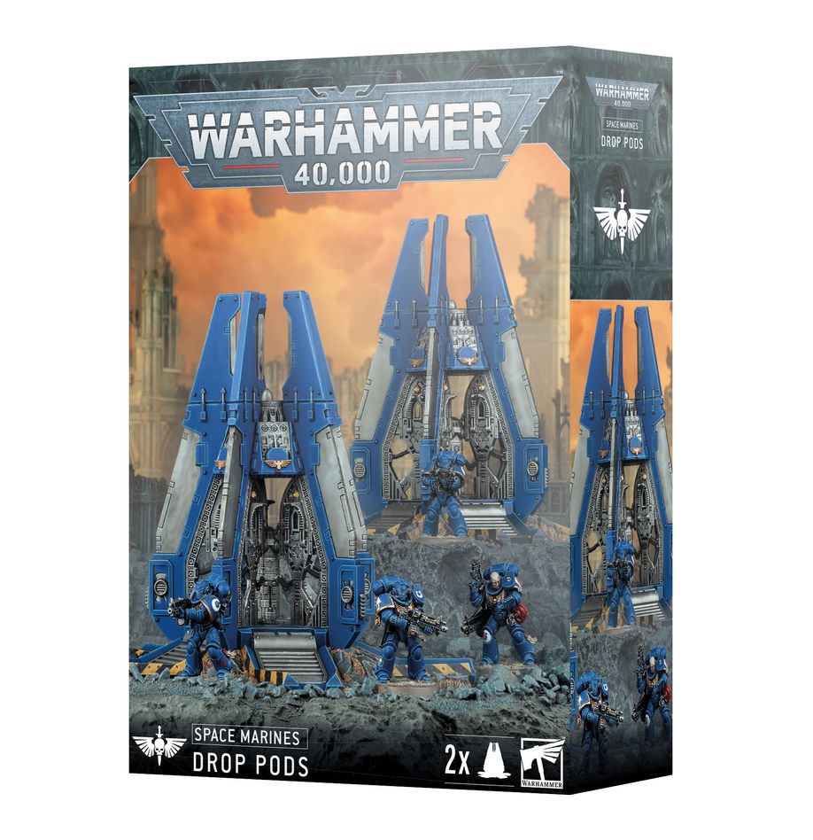 Warhammer 40k - Space Marines - DROP PODS | Gamers Paradise