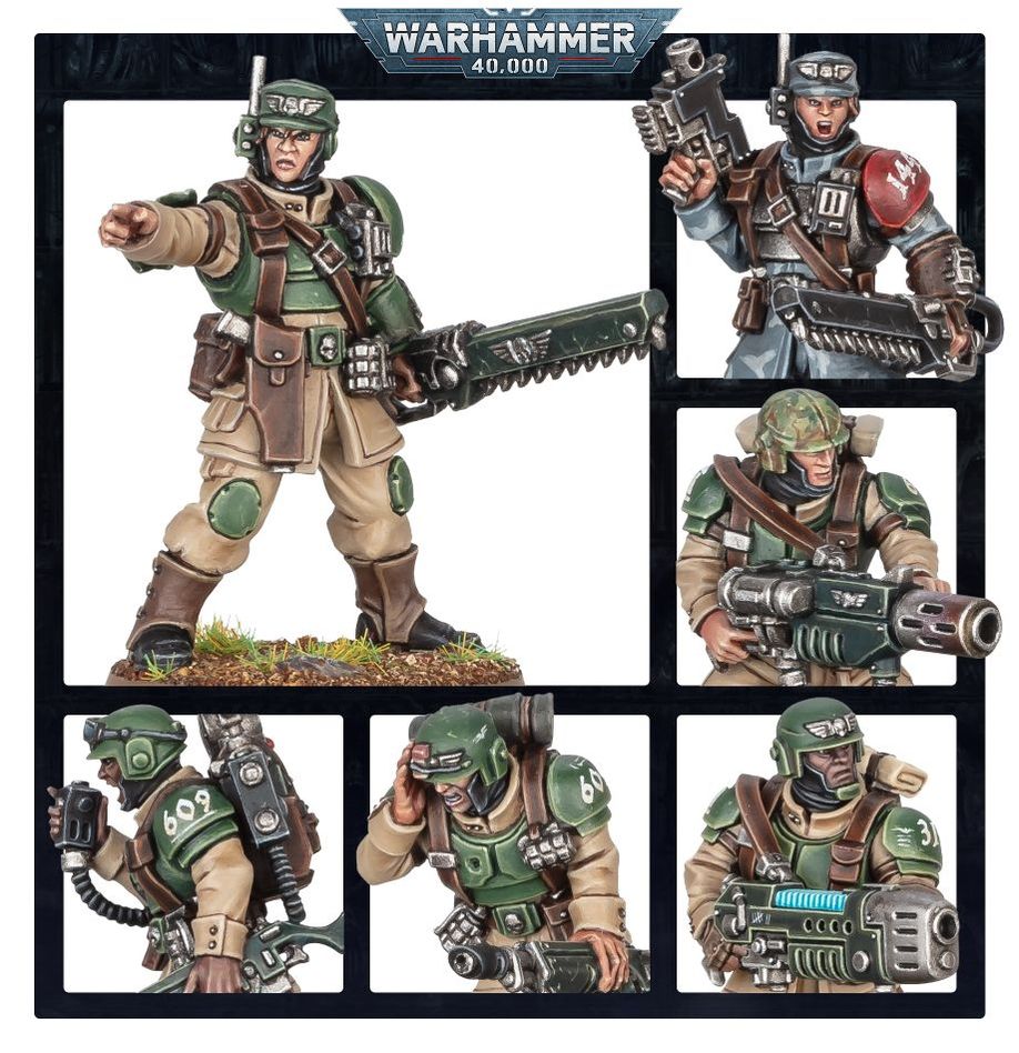 Warhammer 40k - Astra Militarum - Cadian Shock Troops | Gamers Paradise