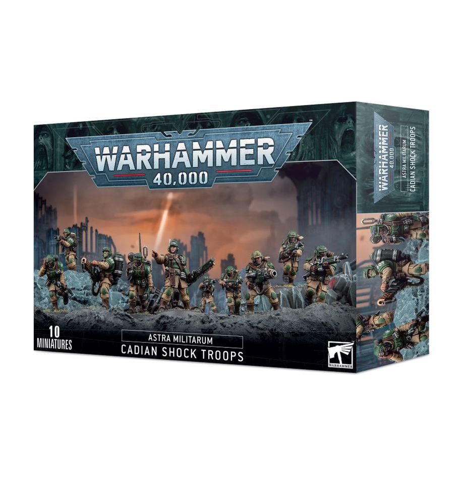 Warhammer 40k - Astra Militarum - Cadian Shock Troops | Gamers Paradise