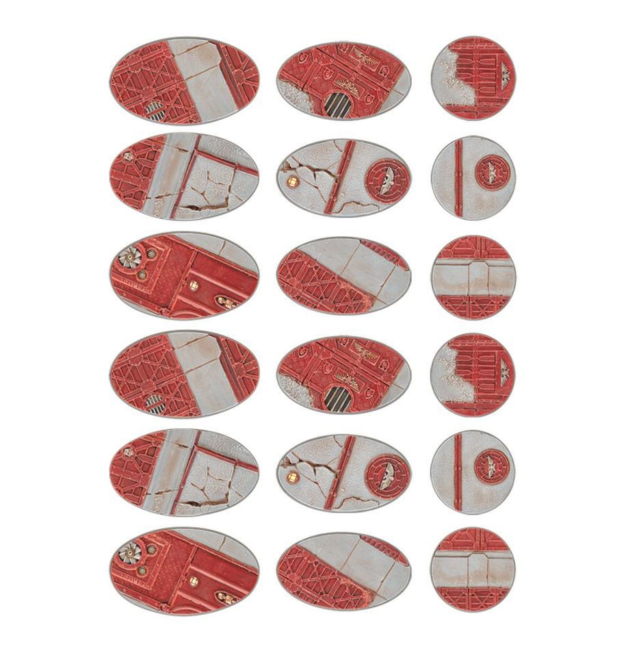 Warhammer 40k - SECTOR IMPERIALIS 60MM ROUND, 75MM OVAL & 90MM OVAL BASES | Gamers Paradise