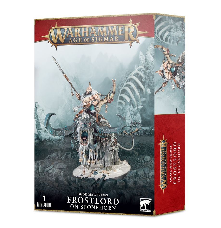 Warhammer: Age of Sigmar - Ogor Mawtribes - Frostlord on Stonehorn | Gamers Paradise