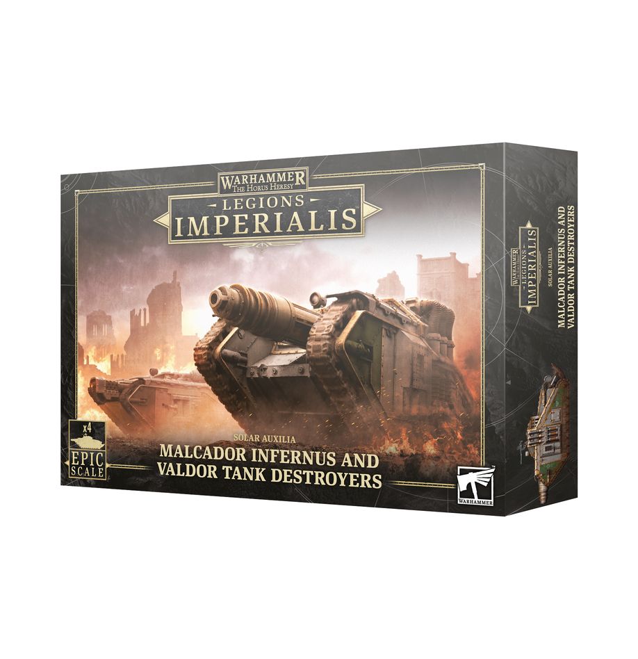 Warhammer: Legions Imperialis - Solar Auxilia - Malcador Infernus & Valdor Tank Destroyers | Gamers Paradise