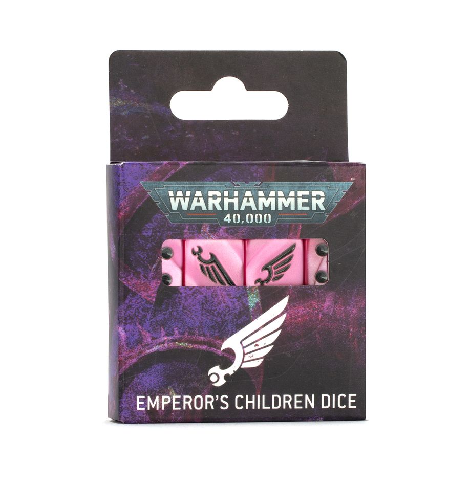 Warhammer 40k - Emperor's Children Dice | Gamers Paradise