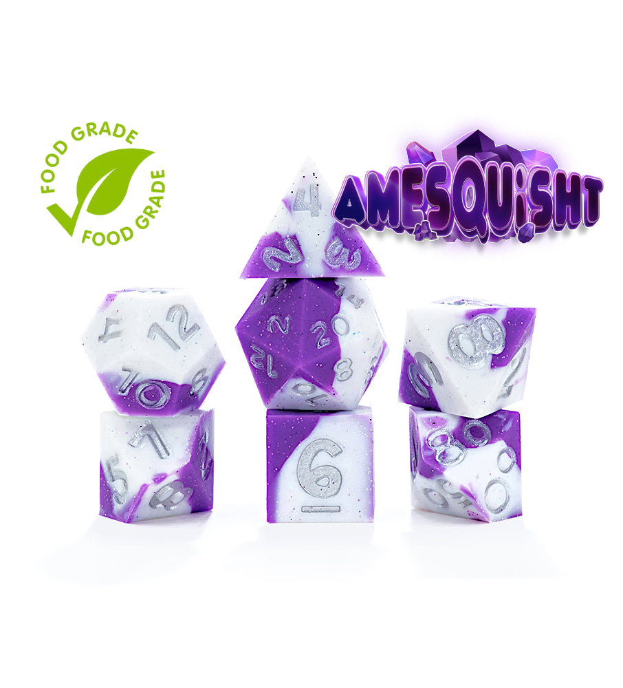 “Amesquisht” 16mm Silicone Anti-Stress Dice | Gamers Paradise