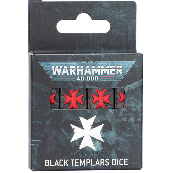 Warhammer 40k - Black Templars Dice | Gamers Paradise