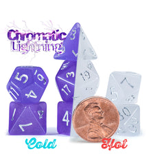 “Chromatic Lightning” Chromomancy 12mm Mighty Tiny Dice | Gamers Paradise