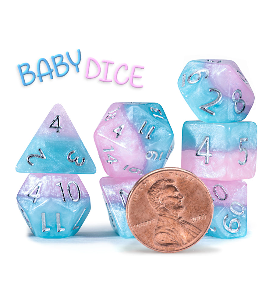 “Baby Dice” Halfsies Style 12mm Mighty Tiny Dice | Gamers Paradise