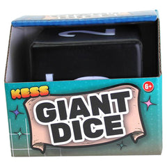Giant Foam Dice: d6 Black | Gamers Paradise