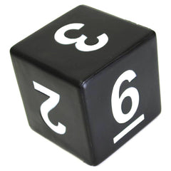 Giant Foam Dice: d6 Black | Gamers Paradise