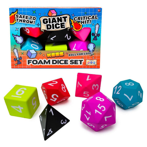 Giant Foam Dice: Combo 6-Set | Gamers Paradise
