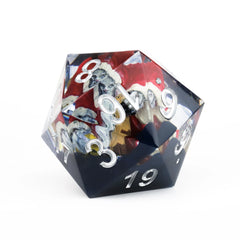 Sirius Dice: Christmas Holiday Scenic 54mm D20 | Gamers Paradise