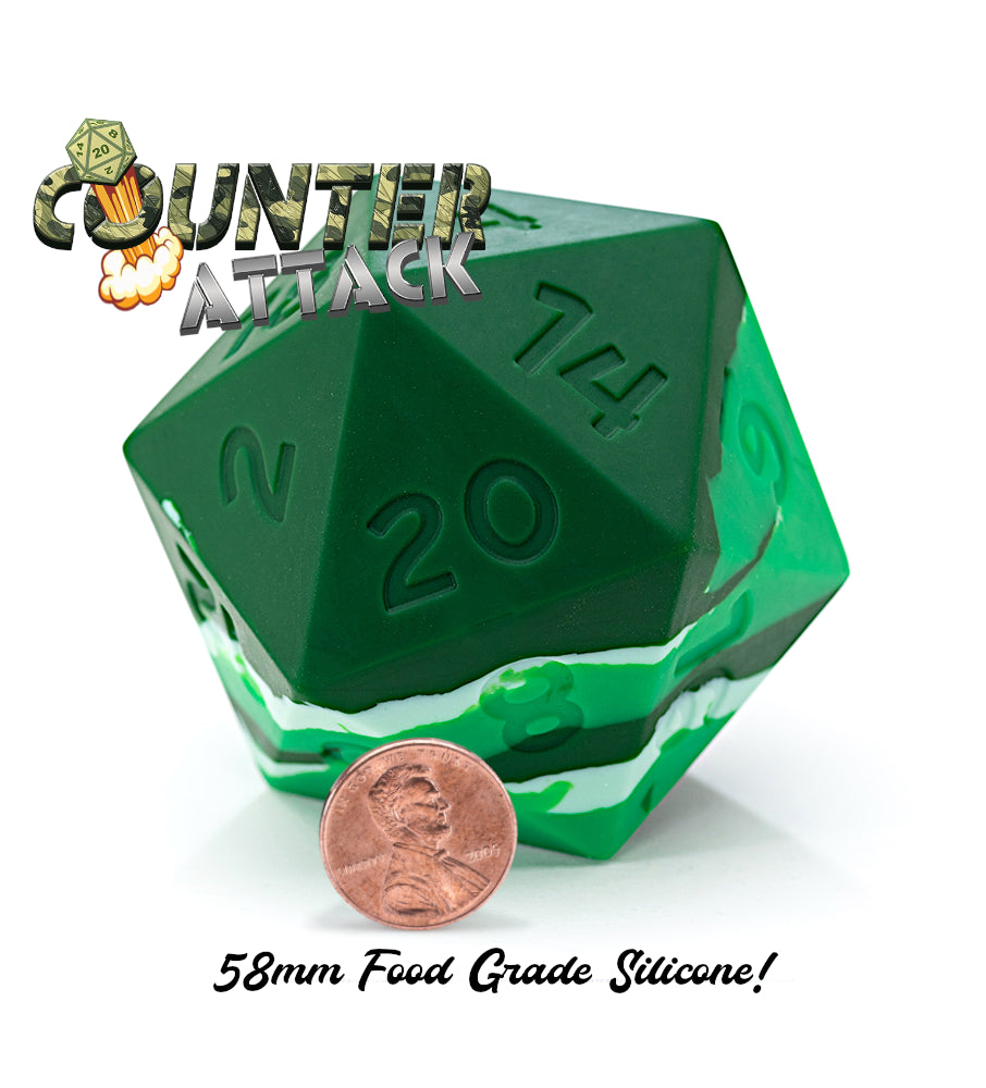 “Counter Attack” Random EnCounter 58mm Silicone Dice | Gamers Paradise