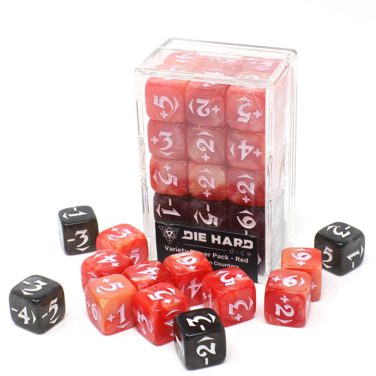 DIE HARD DICE - MtG Spindown Counters - Variety Power Pack - Red | Gamers Paradise