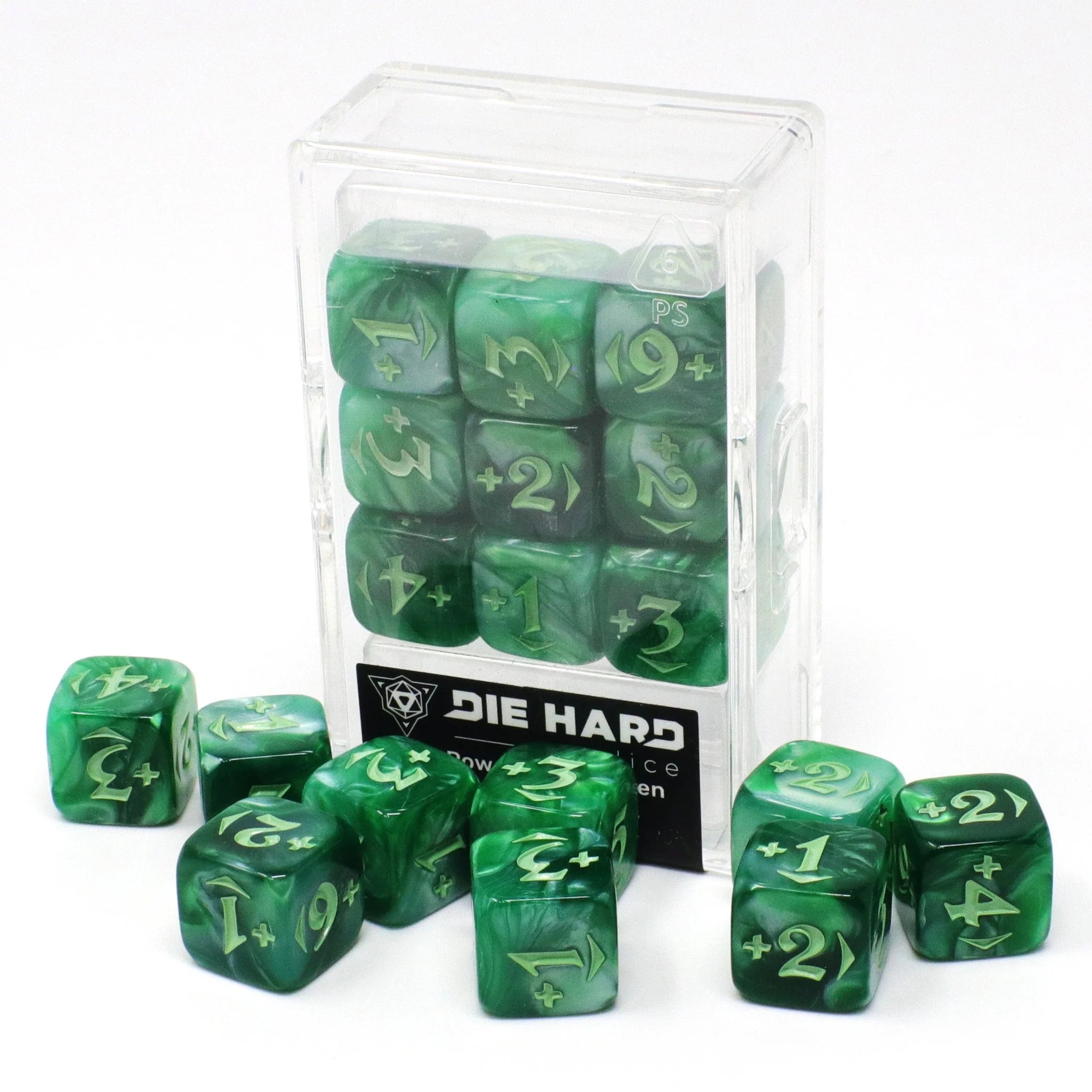 DIE HARD DICE - MtG Spindown Counters - Plus Power Pack - Green | Gamers Paradise