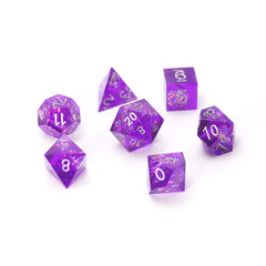 SIRIUS DICE: 7ct PolyDice Sharp Purple Fairy | Gamers Paradise