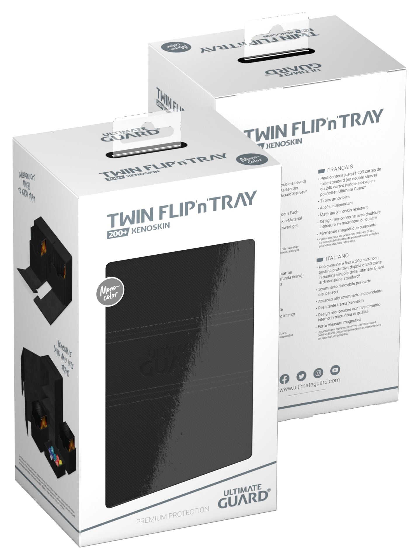 TWIN FLIP’N’TRAY XENOSKIN Black 200+ | Gamers Paradise