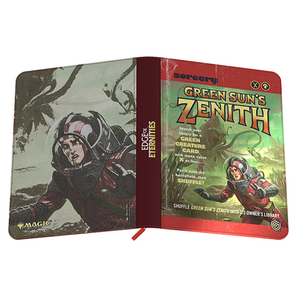Zipfolio: 18-Pocket Xenoskin Binder - Edge of Eternities (Green Sun's Zenith) | Gamers Paradise