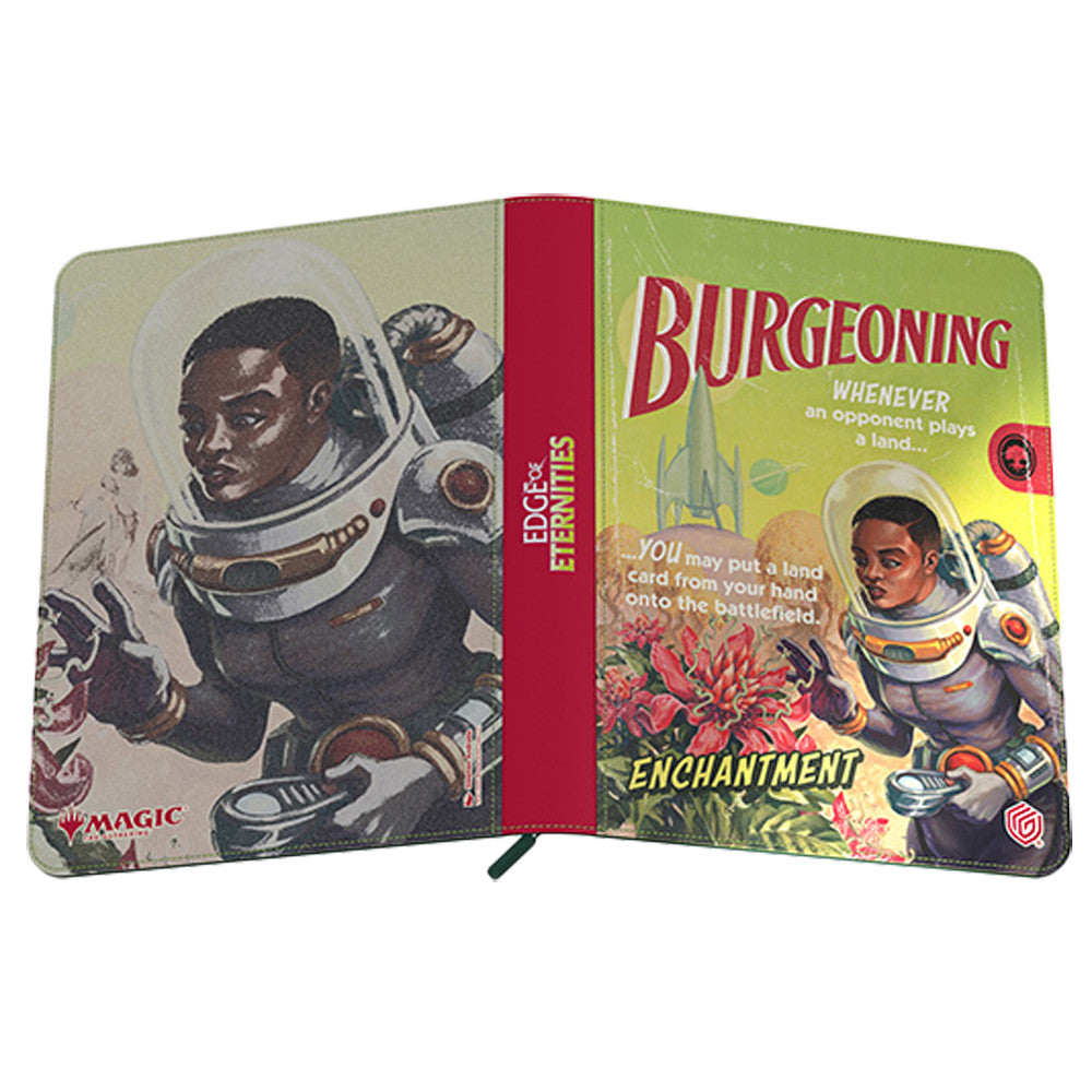 Zipfolio: 18-Pocket Xenoskin Binder - Edge of Eternities (Burgeoning) | Gamers Paradise