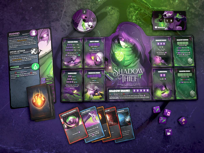 DICE THRONE - PYROMANCER V SHADOW THIEF | Gamers Paradise