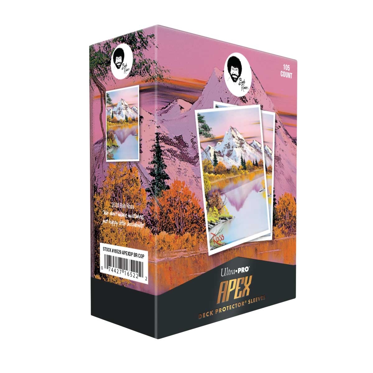 Ultra PRO: Standard 105ct Sleeves (APEX) - Bob Ross (Mighty Mountain Lake) | Gamers Paradise