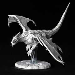 D&D NOLZUR'S MARVELOUS MINIATURES: YOUNG WHITE DRAGON | Gamers Paradise