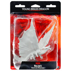 D&D NOLZUR'S MARVELOUS MINIATURES: YOUNG BRASS DRAGON | Gamers Paradise