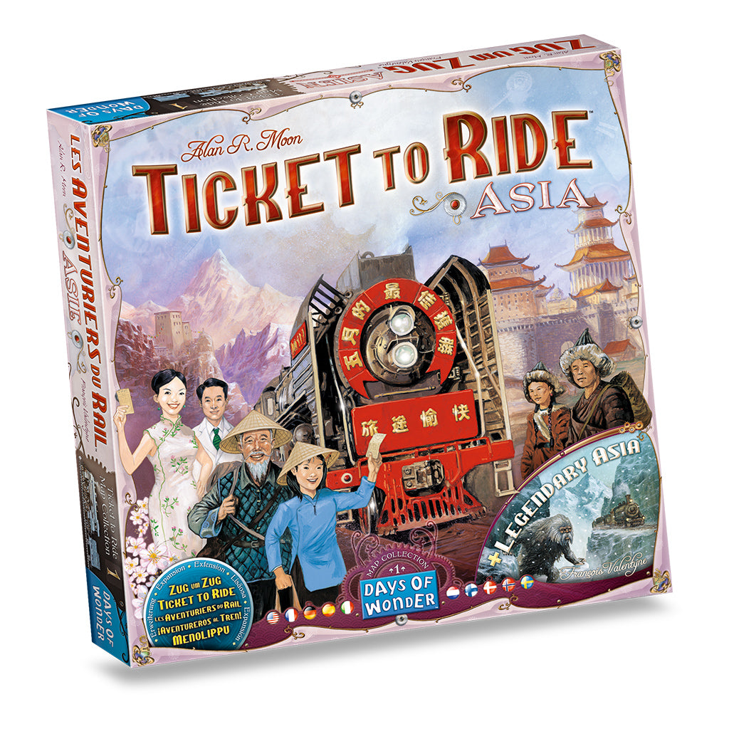 TICKET TO RIDE: ASIA MAP COLLECTION 1 | Gamers Paradise